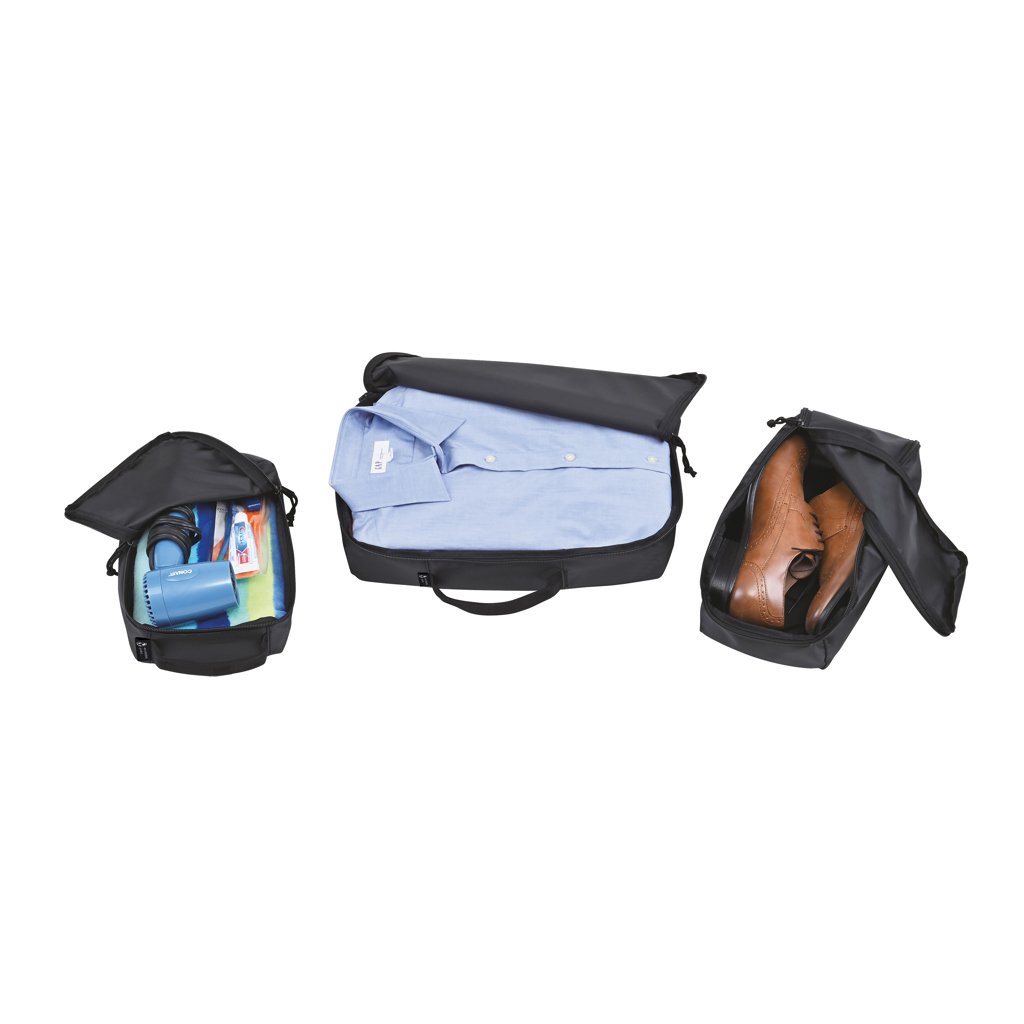 Organizadores de viaje 3 uds Renew AWARE™ RPET - Bolsas y Bolsos personalizados - Mochilas corporativas personalizadas - imagen 4