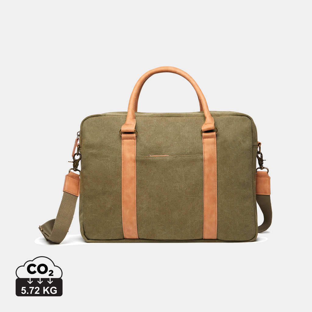 VINGA Bolsa ordenador Bosler RCS lona reciclada - Mochilas Corporativas Personalizadas. Puntokat