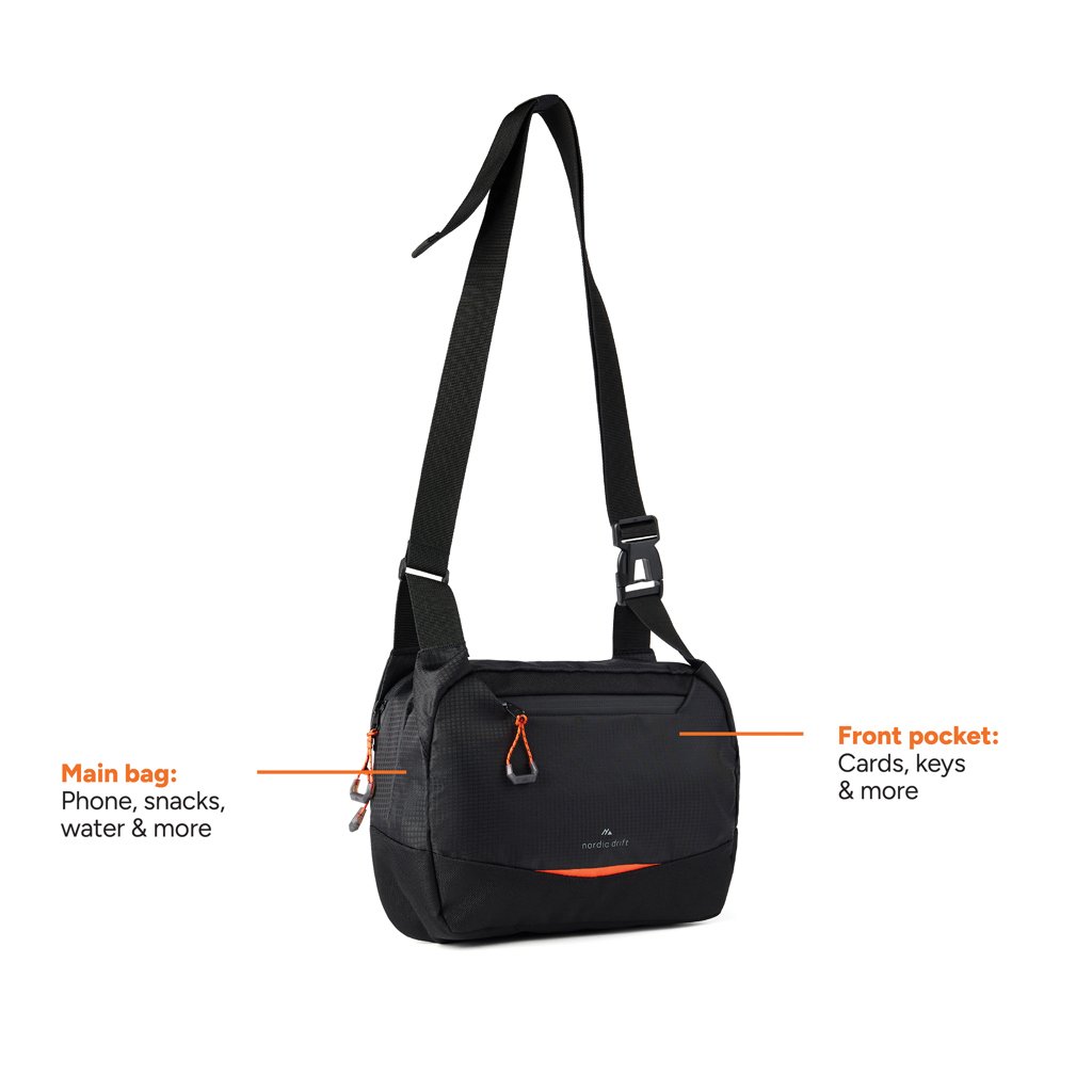 Bolso bandolera Nordic Drift Trail RCS de 4L - Bolsas y Bolsos personalizados - Mochilas corporativas personalizadas - imagen 3