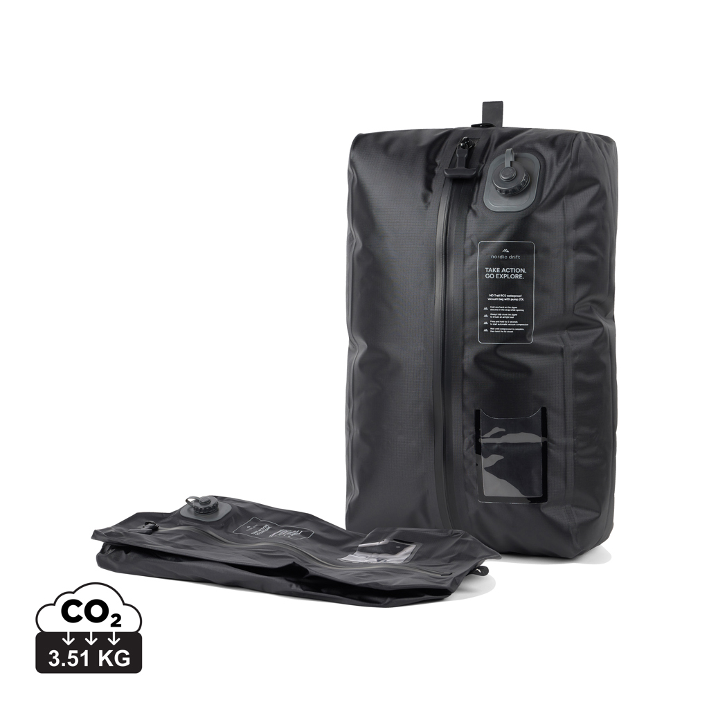 Bolsa de vacío Nordic Drift Trail RCS IPX 8 con bomba 20L - Novedades - Mochilas Corporativas Personalizadas