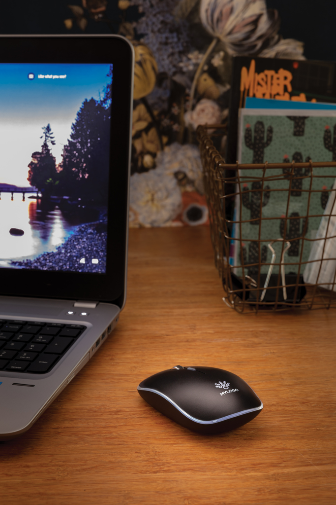 Ratón inalámbrico logo iluminado - Oficina - Mochilas corporativas personalizadas - imagen 4