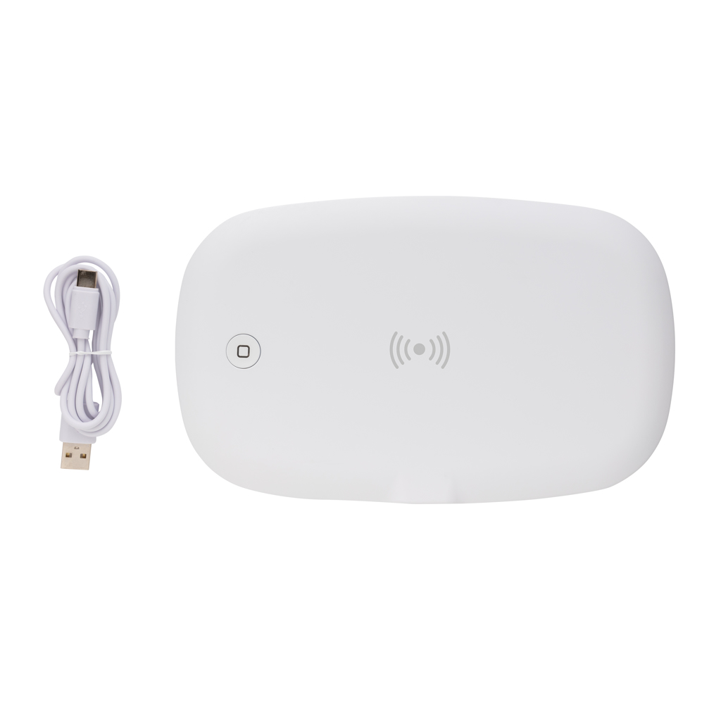 Caja esterilizadora UV-C con cargador inalámbrico de 5W - Oficina - Mochilas corporativas personalizadas - imagen 12