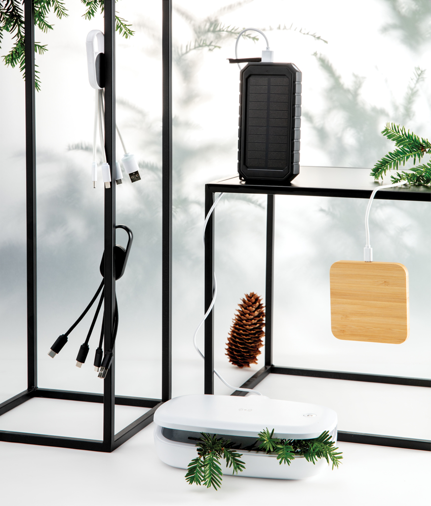 Caja esterilizadora UV-C con cargador inalámbrico de 5W - Oficina - Mochilas corporativas personalizadas - imagen 18