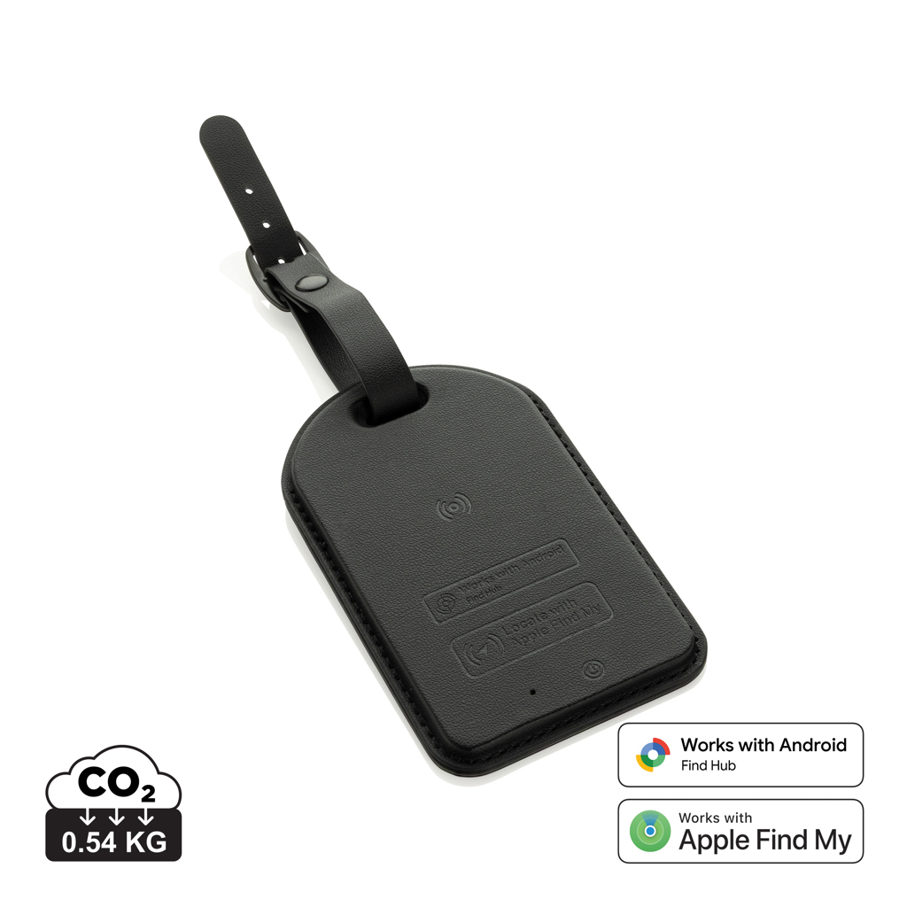 Etiqueta equipaje Globefind Dual RCS localización mundial - Oficina - Mochilas Corporativas Personalizadas