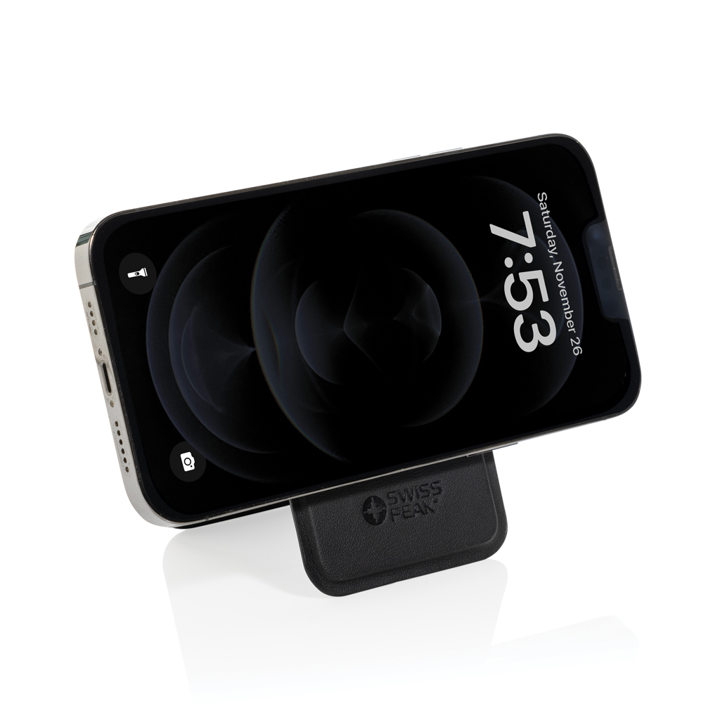 Cartera magnética para teléfono de PU reciclada Magstand RCS - Oficina - Mochilas corporativas personalizadas - imagen 4