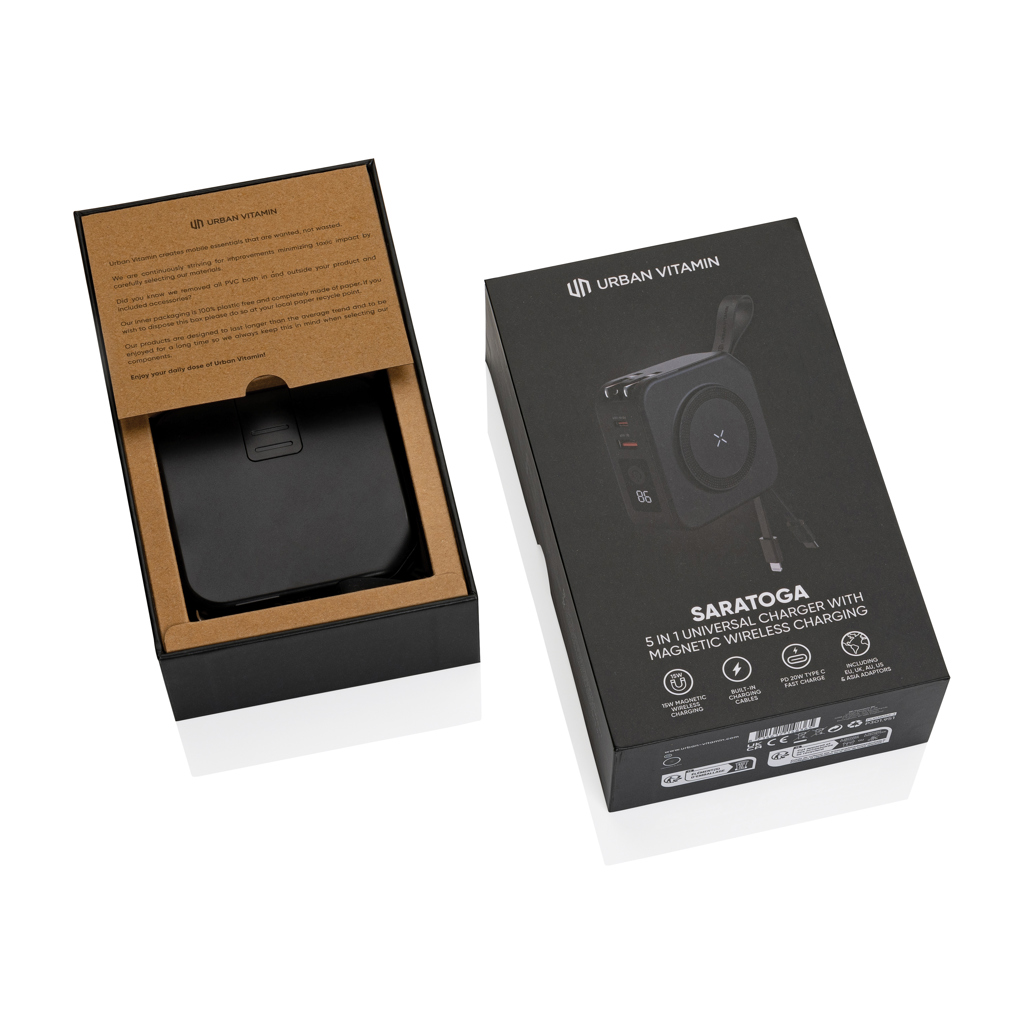 Cargador universal Urban Vitamin Saratoga 5 en 1 - Viaje - Mochilas corporativas personalizadas - imagen 3