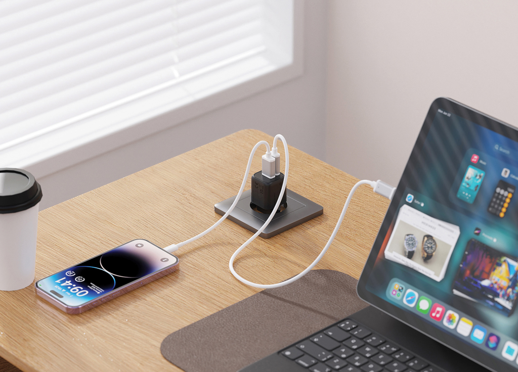 Cargador GAN plástico reciclado RCS Urban Vitamin Monterey - Oficina - Mochilas corporativas personalizadas - imagen 5