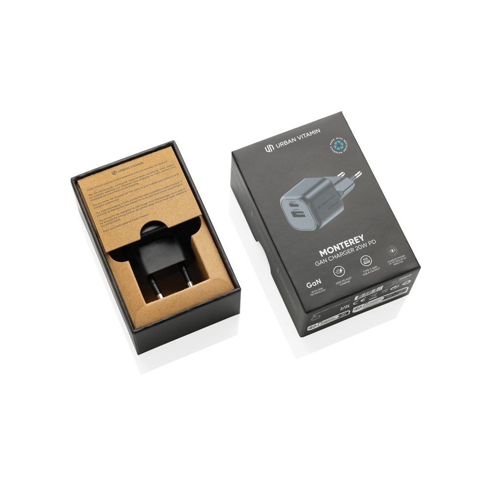 Cargador GAN plástico reciclado RCS Urban Vitamin Monterey - Oficina - Mochilas corporativas personalizadas - imagen 4