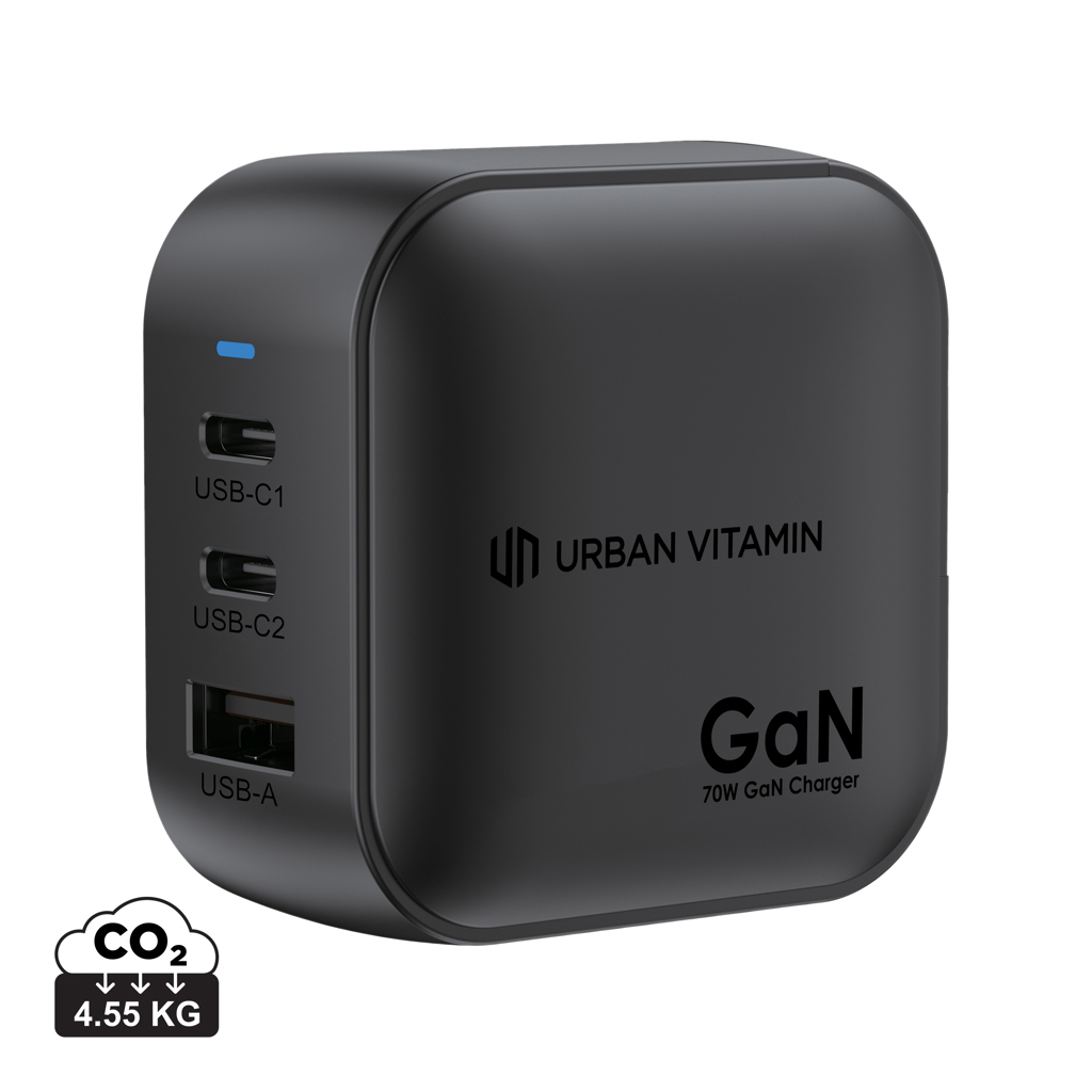 Cargador GAN rplastic RCS 70W Urban Vitamin Santa Cruz - Oficina - Mochilas Corporativas Personalizadas