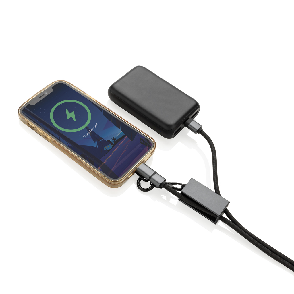 Cable Terra de carga dual RCS PET reciclado - Oficina - Mochilas corporativas personalizadas - imagen 10