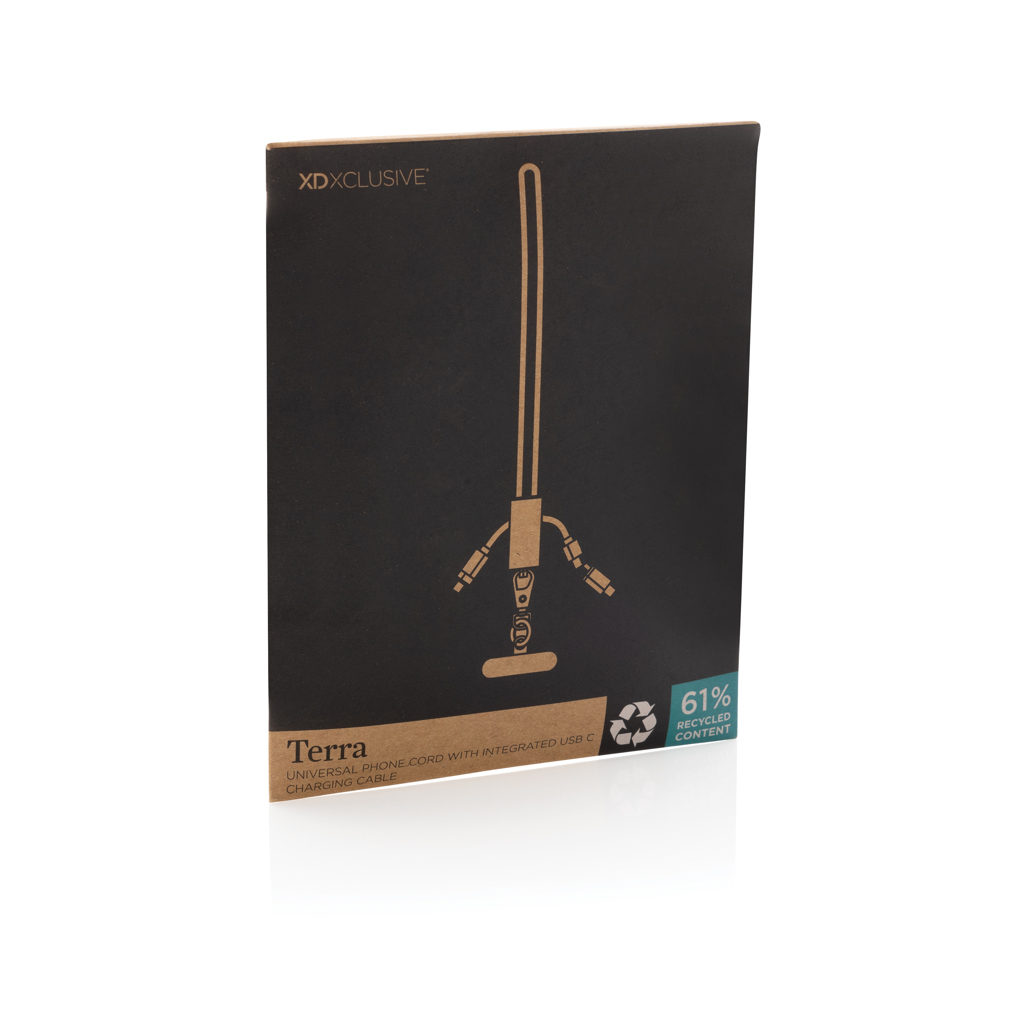 Cable Terra de carga dual RCS PET reciclado - Oficina - Mochilas corporativas personalizadas - imagen 14