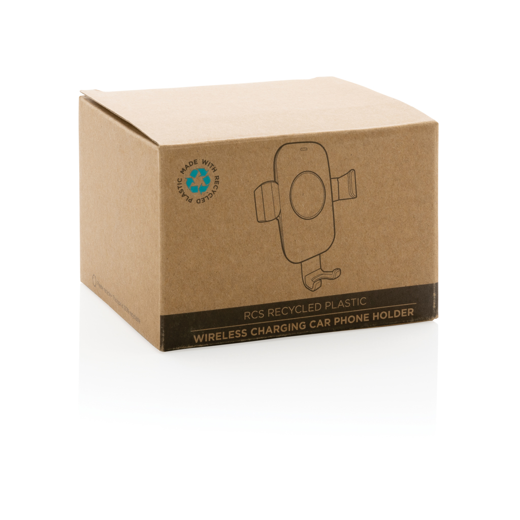 Soporte coche carga inalámbrica 10W reciclado RCS - Oficina - Mochilas corporativas personalizadas - imagen 8