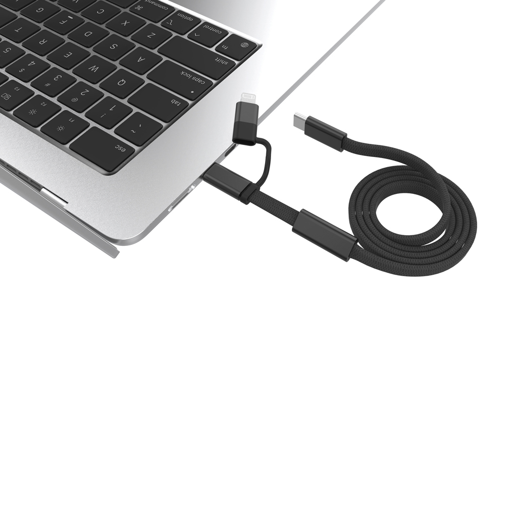 Cable de carga rápida 2 en 1 Arc RCS de 60W y 120 cm - Oficina - Mochilas Corporativas Personalizadas - imagen 4