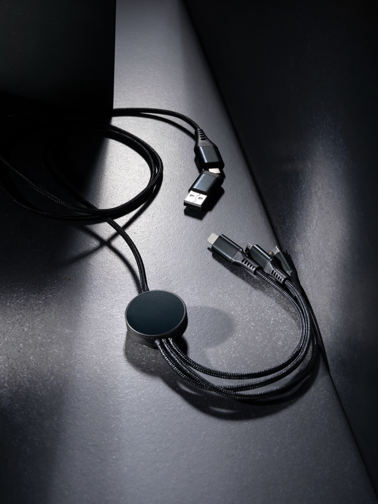 Cable Terra 60W RCS aluminio reciclado 120 cm 6 en 1 - Oficina - Mochilas corporativas personalizadas - imagen 7