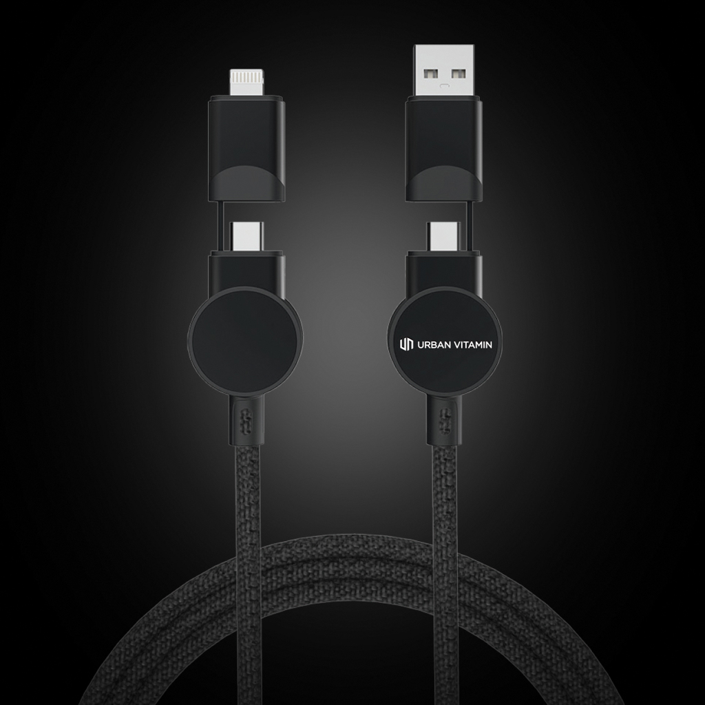 Cable 6 en 1 Oakland  RCS carga rápida 45W - Oficina - Mochilas corporativas personalizadas - imagen 4