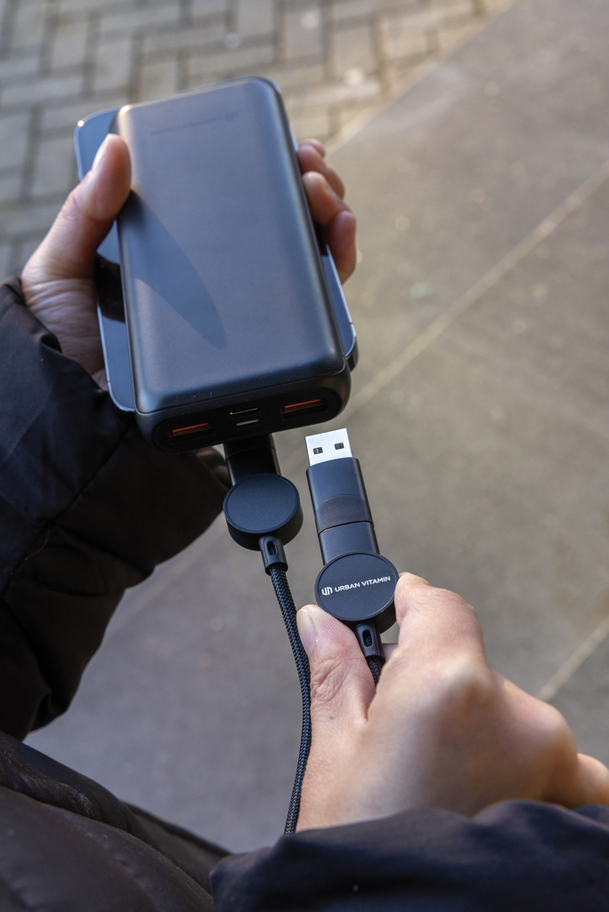 Cable 6 en 1 Oakland  RCS carga rápida 45W - Oficina - Mochilas corporativas personalizadas - imagen 9