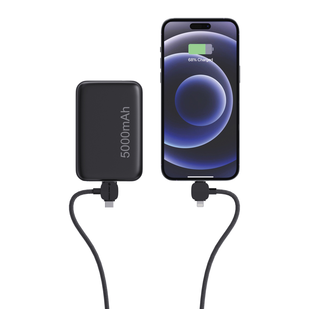 Cable magnético TPE/PET reciclado Urban Vitamin Stockton 65W - Oficina - Mochilas corporativas personalizadas - imagen 6