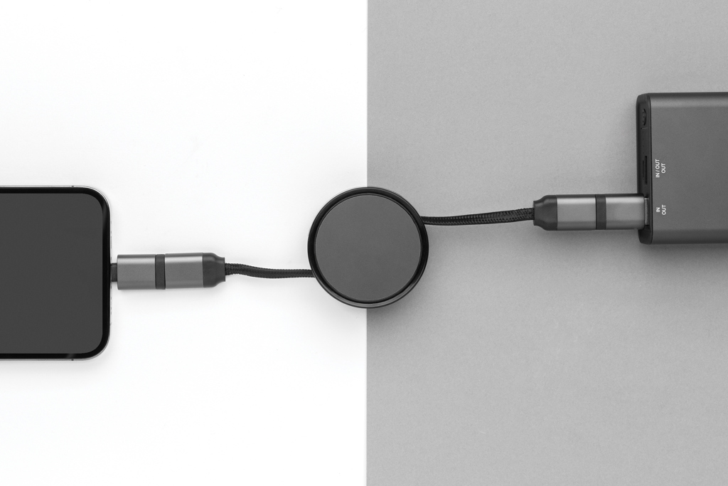 Cable retráctil 60W aluminio reciclado 6 en 1 Terra RCS - Oficina - Mochilas corporativas personalizadas - imagen 11