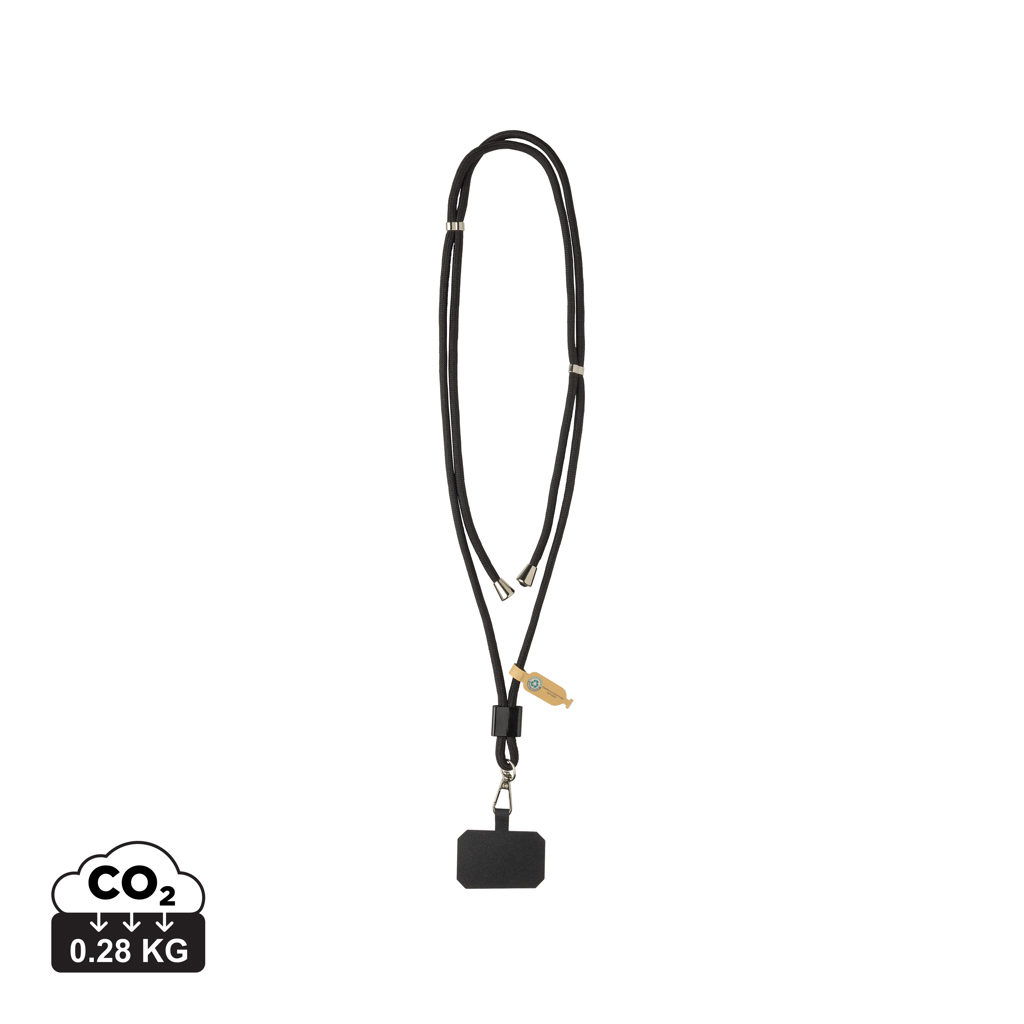 Correa ajustable teléfono CarryLoop RCS PET reciclado - Oficina - Mochilas Corporativas Personalizadas