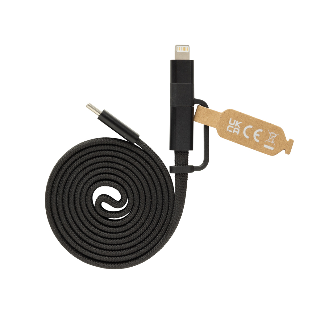 Cable magnético Arc 60W ultrafino 2 en 1 reciclado RCS - Oficina - Mochilas corporativas personalizadas - imagen 4