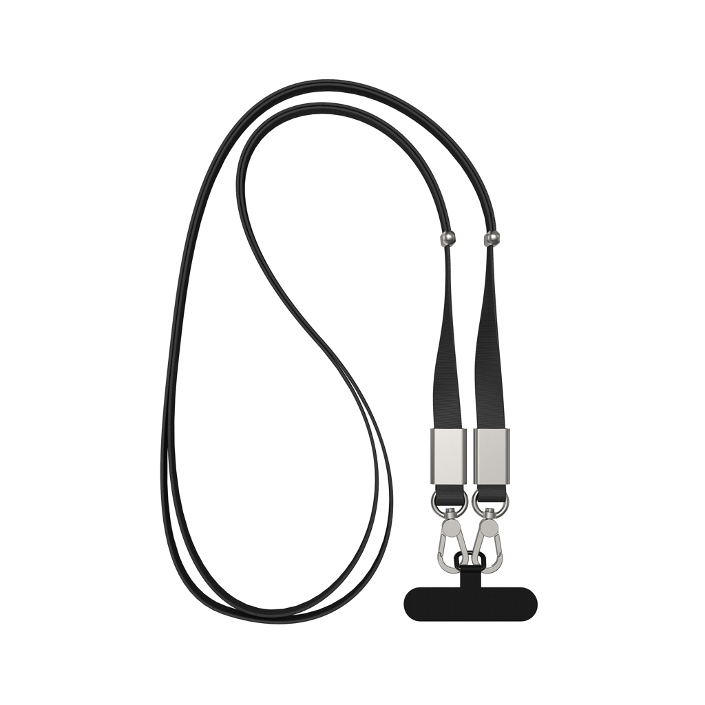 Cordón bandolera de PET reciclado Nivo RCS - Oficina - Mochilas corporativas personalizadas - vista alternativa