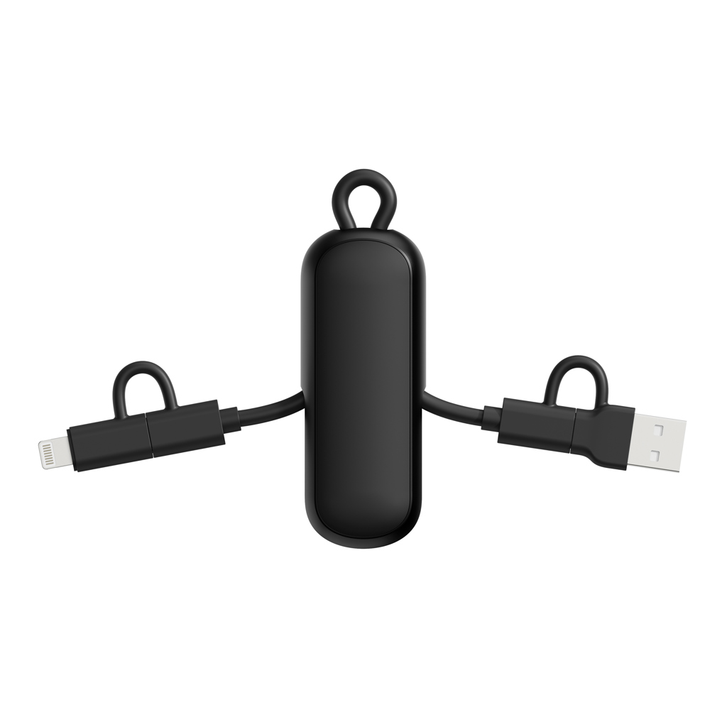 Cable llavero Urban Vitamin Dublin 100W 4 en 1 - Oficina - Mochilas Corporativas Personalizadas - imagen 5