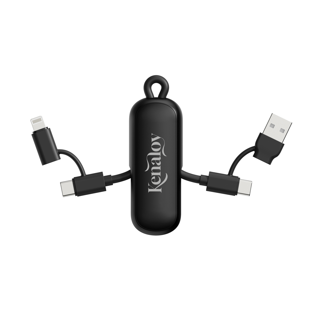 Cable llavero Urban Vitamin Dublin 100W 4 en 1 - Oficina - Mochilas Corporativas Personalizadas - imagen 10