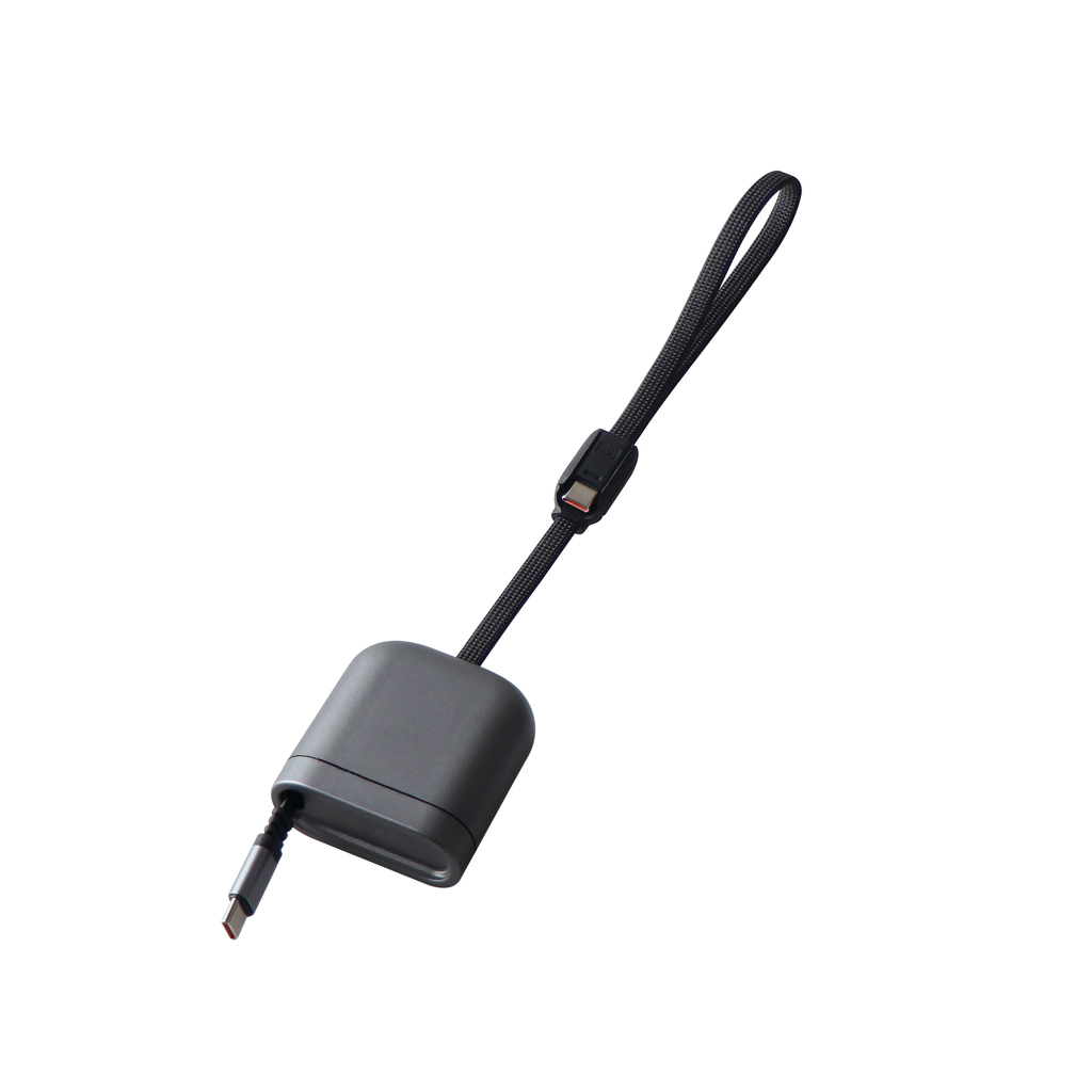 Cable de carga rápida 100W retráctil reciclado Spira RCS - Oficina - Mochilas Corporativas Personalizadas - imagen 3