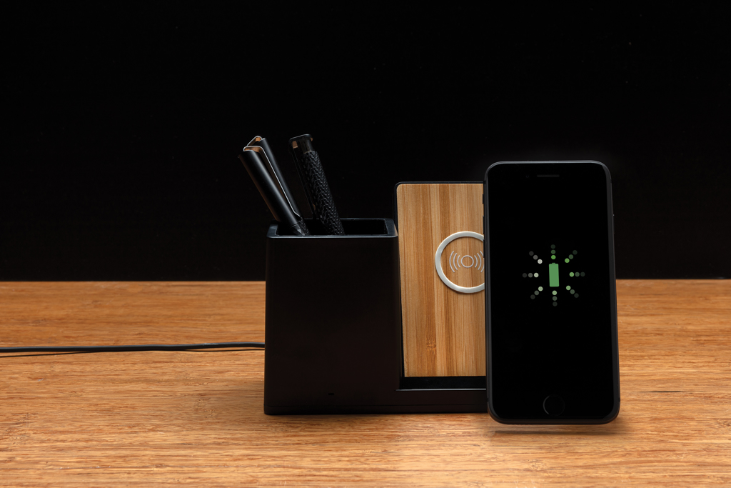 Cargador Ontario 10W de plástico reciclado y RCS - Oficina - Mochilas corporativas personalizadas - imagen 9