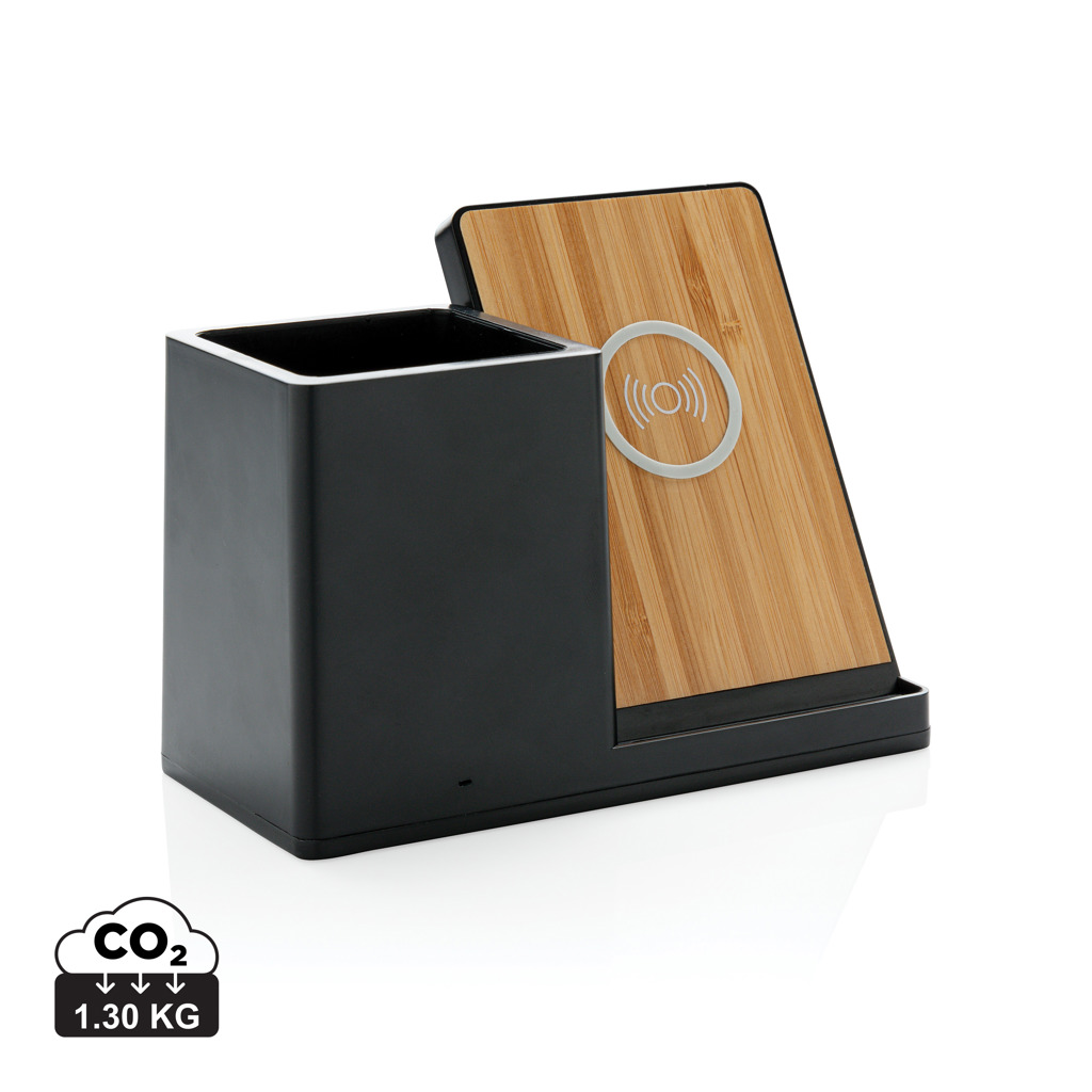 Cargador Ontario 10W de plástico reciclado y RCS - Oficina - Mochilas corporativas personalizadas