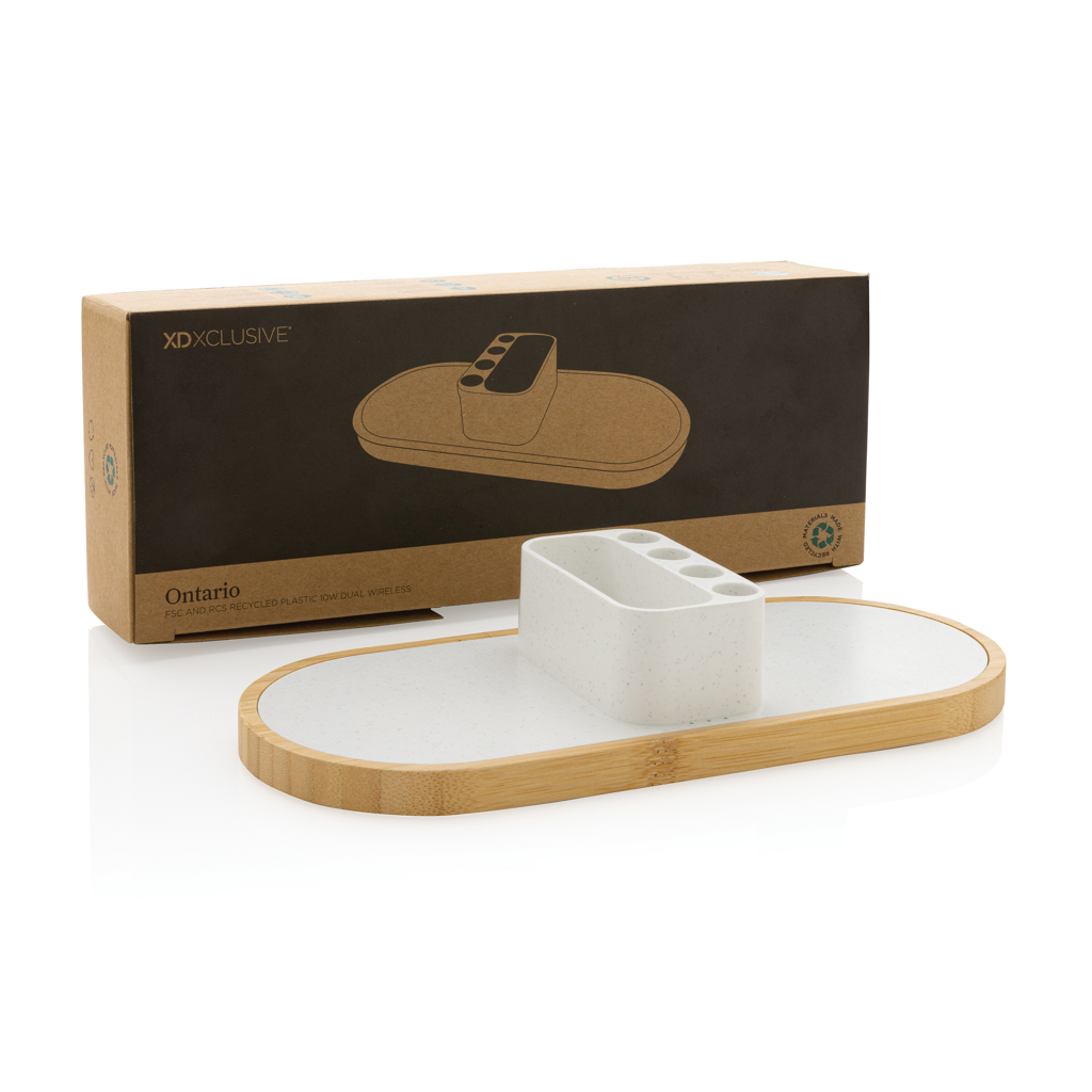 Cargador inalámbrico Ontario RCS rplastic 10W - Oficina - Mochilas corporativas personalizadas - imagen 10