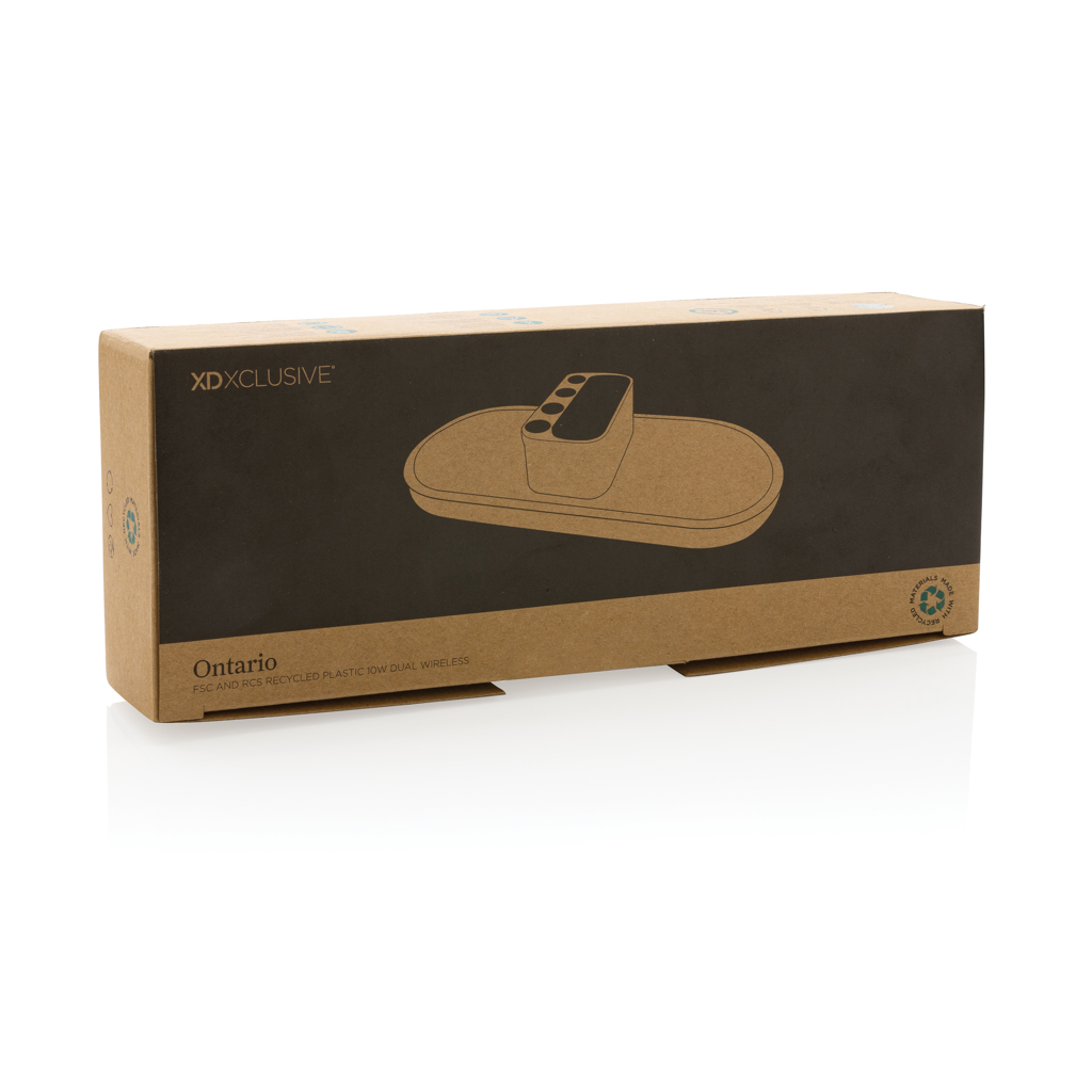 Cargador inalámbrico Ontario RCS rplastic 10W - Oficina - Mochilas corporativas personalizadas - imagen 11