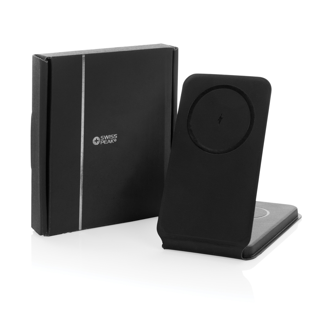 Cargador inalámbrico magnético Swiss Peak RCS rPU 15W 3 en 1 - Oficina - Mochilas corporativas personalizadas - imagen 3