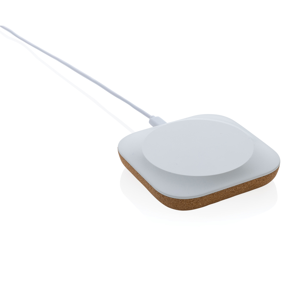 Cargador inalámbrico Oregon plástico RCS  y corcho 10W - Oficina - Mochilas corporativas personalizadas - vista alternativa