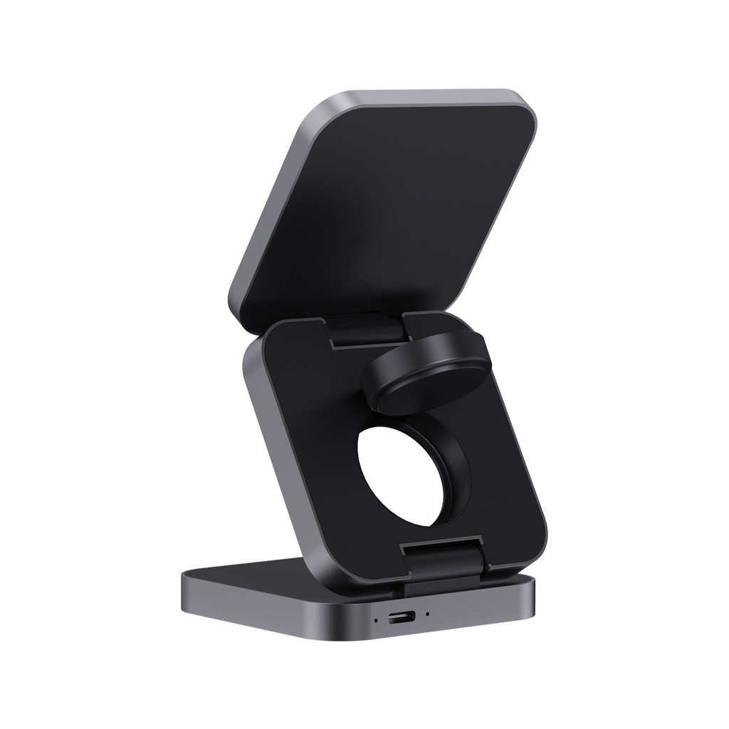 Cargador plegable Terra RCS aluminio reciclado 3 en 1 - Oficina - Mochilas corporativas personalizadas - imagen 6