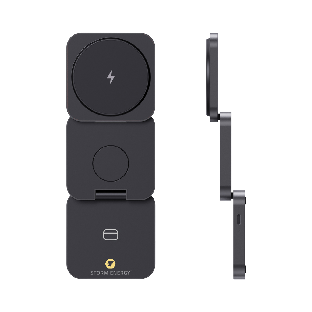 Cargador plegable Terra RCS aluminio reciclado 3 en 1 - Oficina - Mochilas corporativas personalizadas - imagen 8