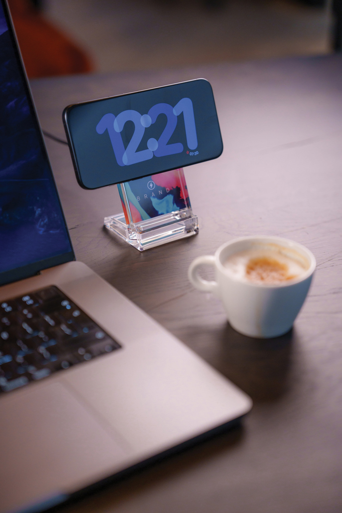 Soporte de carga inalámbrica magnética Magcharge de 15W - Oficina - Mochilas corporativas personalizadas - imagen 12