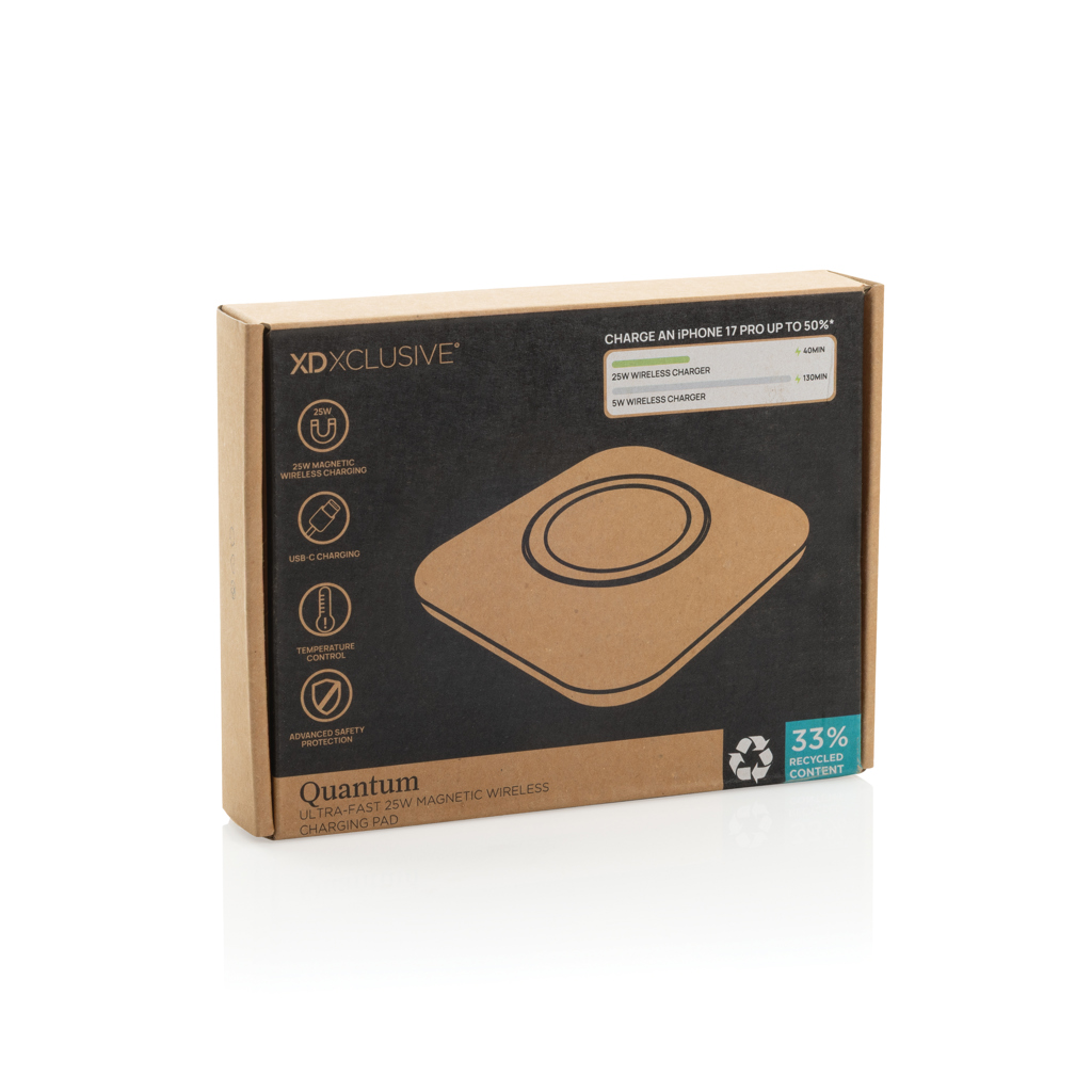 Cargador inalámbrico magnético Quantum ultrarrápido  de 25W. - Oficina - Mochilas corporativas personalizadas - imagen 3