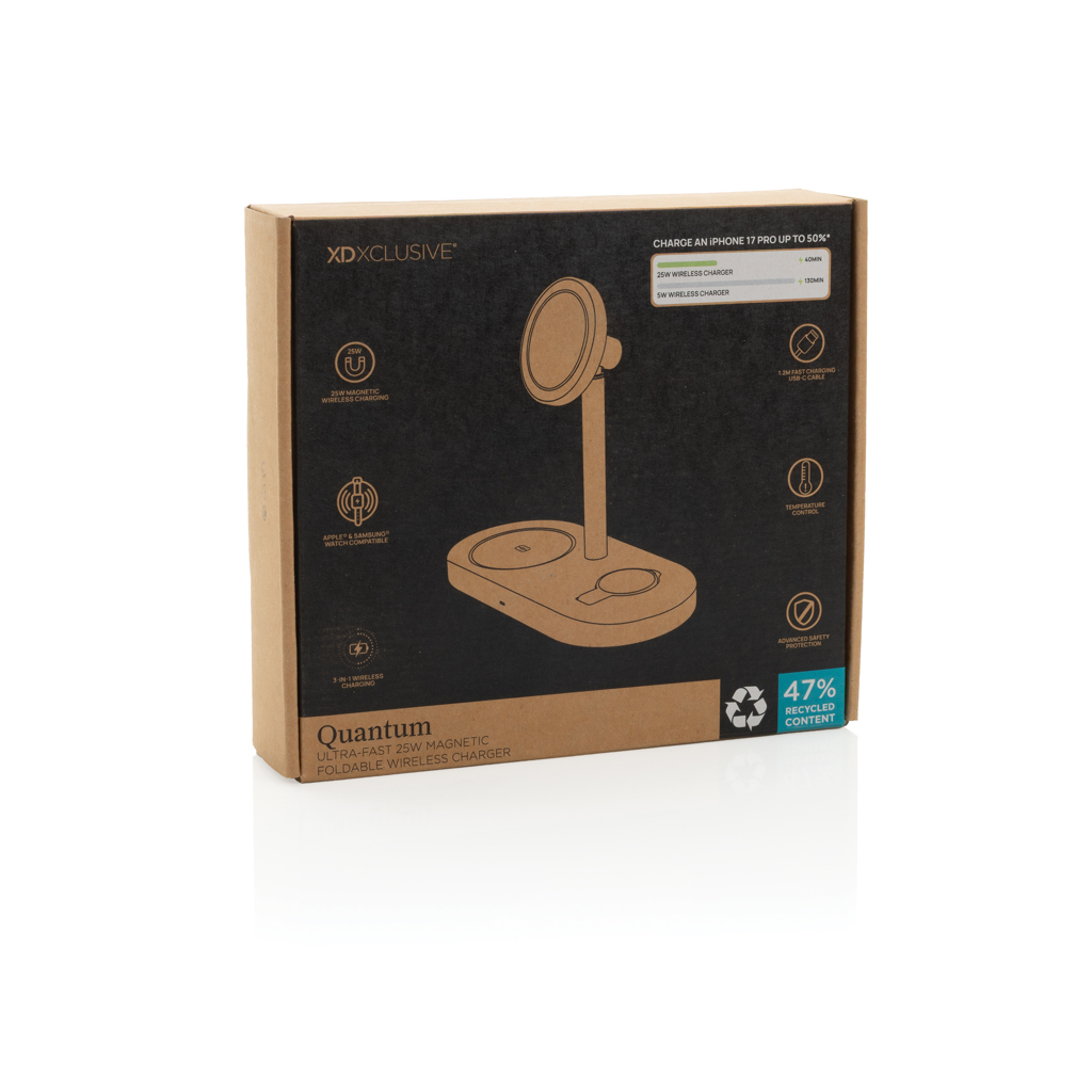Cargador inalámbrico magnético Quantum RCS 25W - Oficina - Mochilas corporativas personalizadas - imagen 3