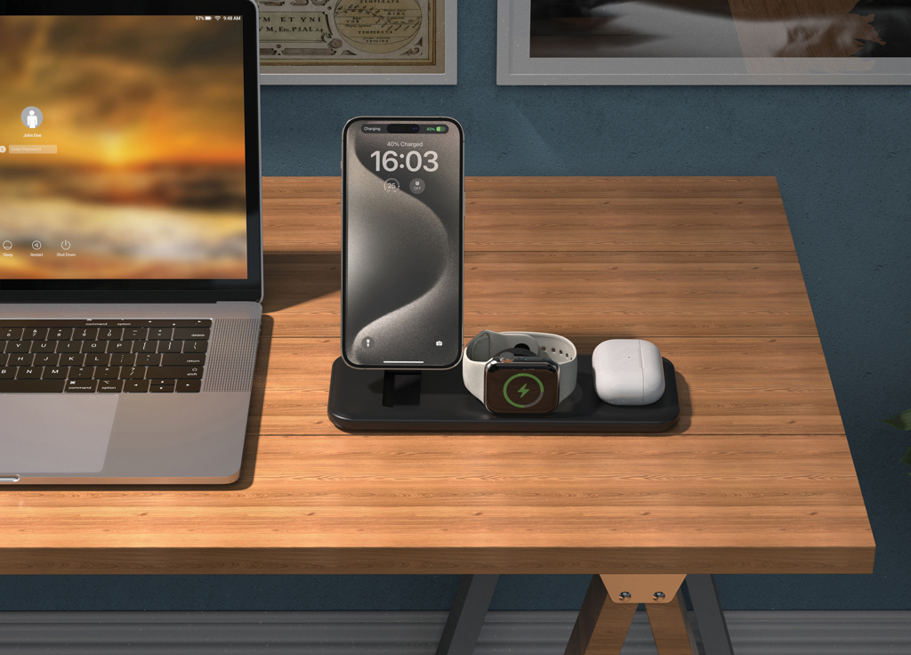 Cargador magnético 3 en 1 RCS Urban Vitamin Torrance 15W - Oficina - Mochilas corporativas personalizadas - imagen 9