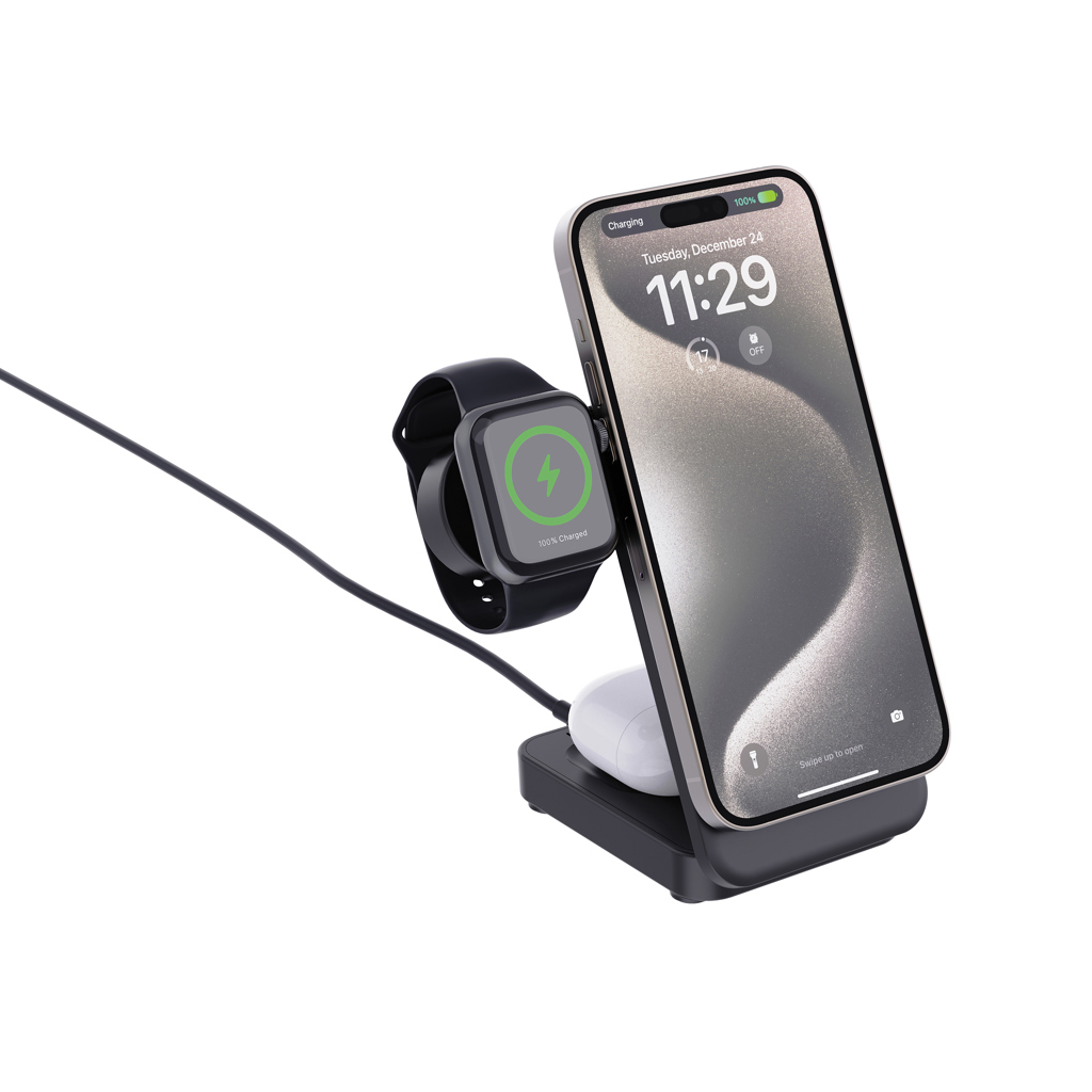 Cargador magnético 3 en 1 RCS Urban Vitamin Arcadia 15W - Oficina - Mochilas corporativas personalizadas - imagen 3