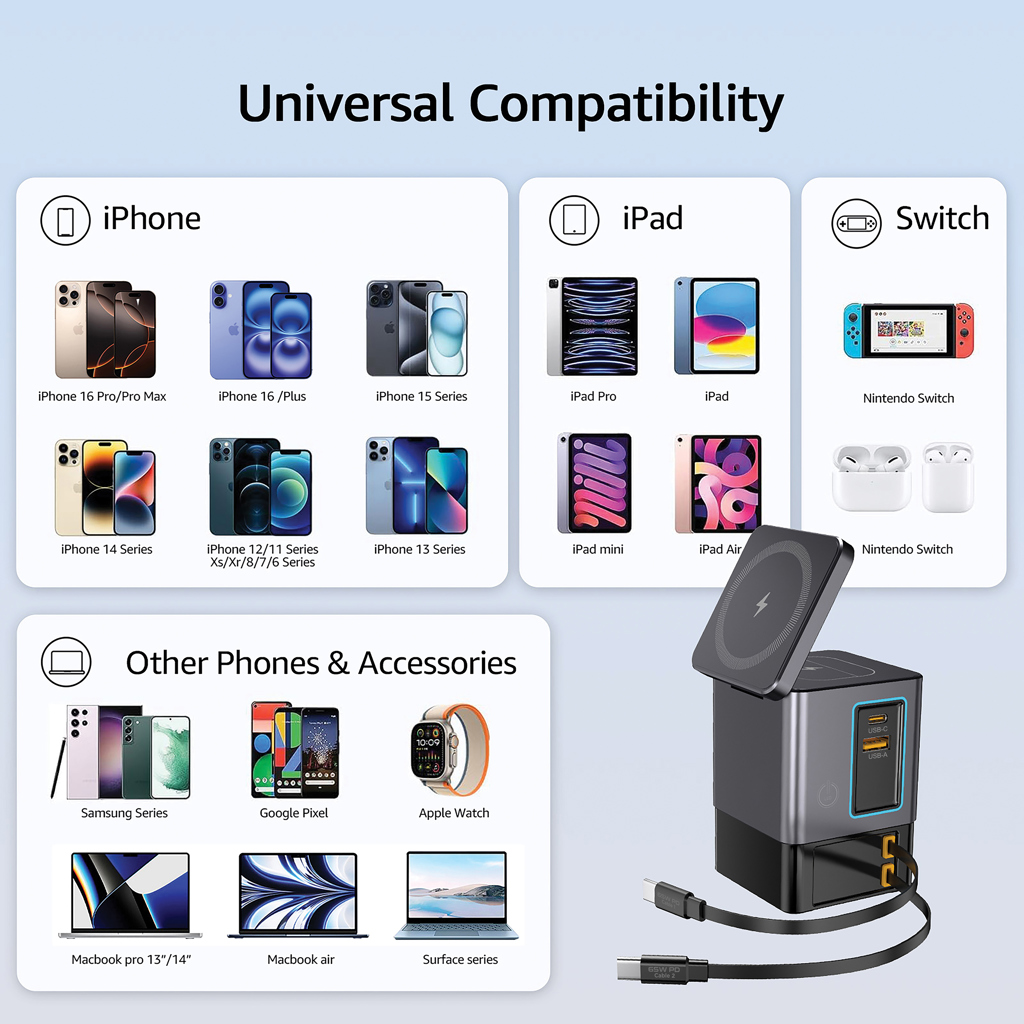 Cables retráctiles Urban Vitamin Sacramento 105WGAN - Oficina - Mochilas corporativas personalizadas - imagen 8