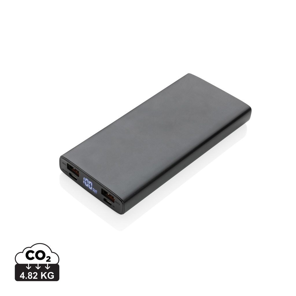 Powerbank PD aluminio 18W y 10.000 mAh - Viaje - Mochilas corporativas personalizadas
