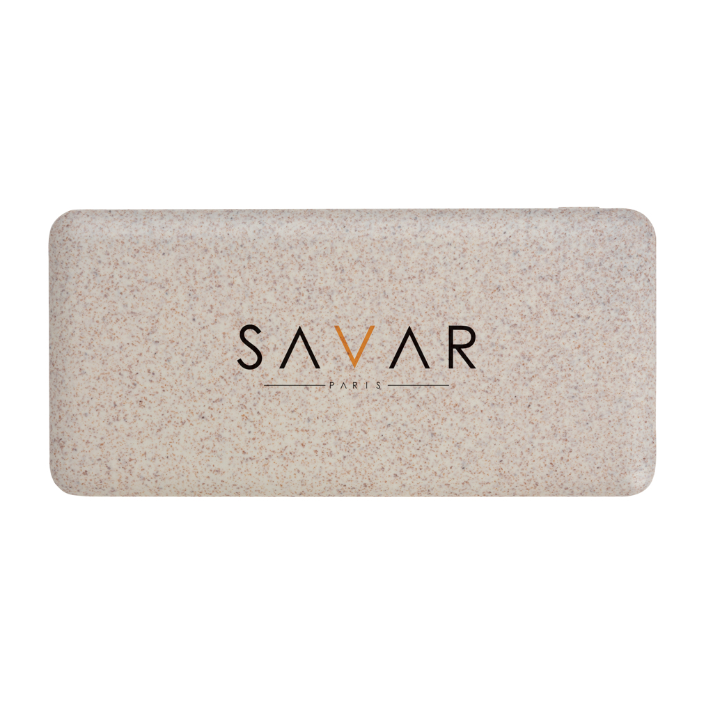 Powerbank 10.000 mAh  de paja de trigo - Viaje - Mochilas corporativas personalizadas - imagen 6