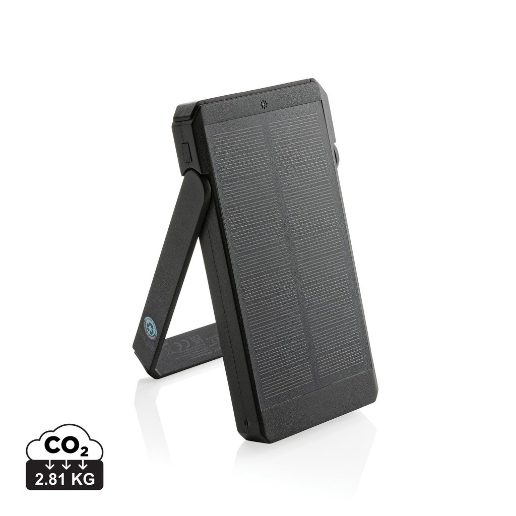 Cargador solar plástico reciclado Skywave RCS 10.000 mah - Viaje - Mochilas corporativas personalizadas
