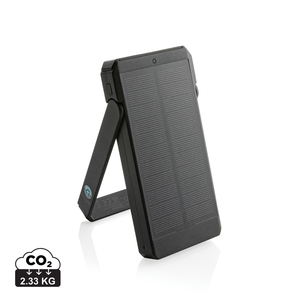 Cargador solar plástico reciclado Skywave RCS 10.000 mah - Viaje - Mochilas corporativas personalizadas