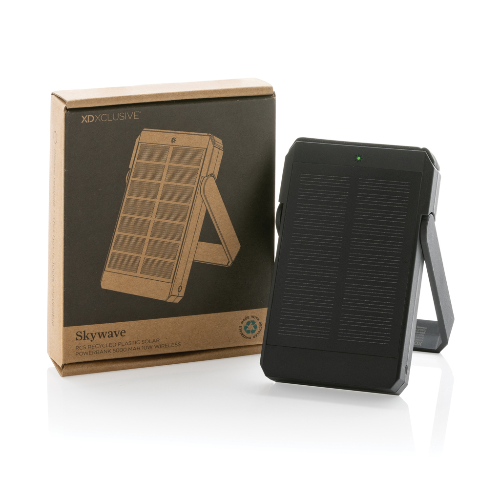 Cargador solar Skywave RCS rplastic 5000 mah 10W inalámbrica - Viaje - Mochilas corporativas personalizadas - imagen 13