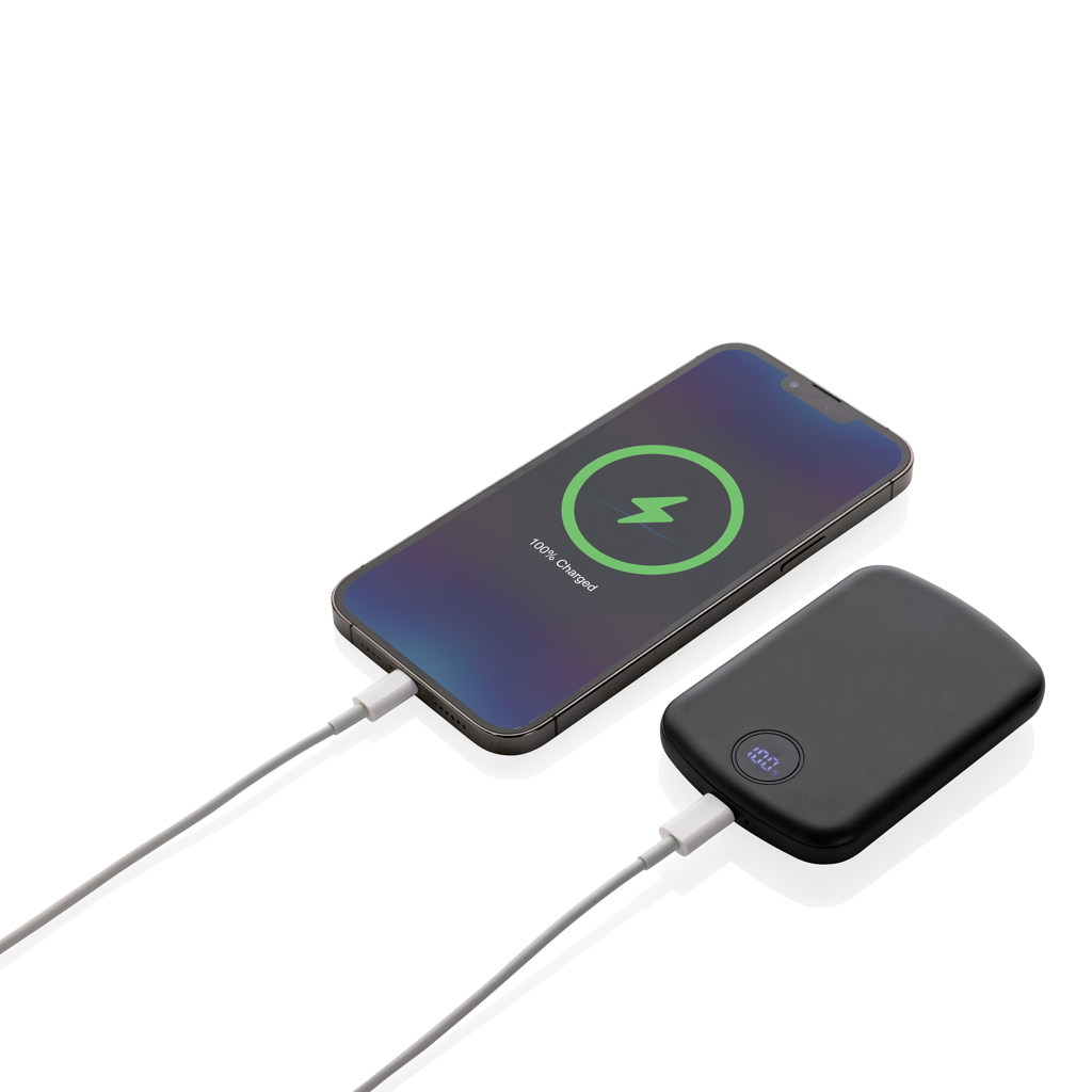 Powerbank MagBoost de 5000 mah de plástico reciclado RCS - Viaje - Mochilas corporativas personalizadas - imagen 3