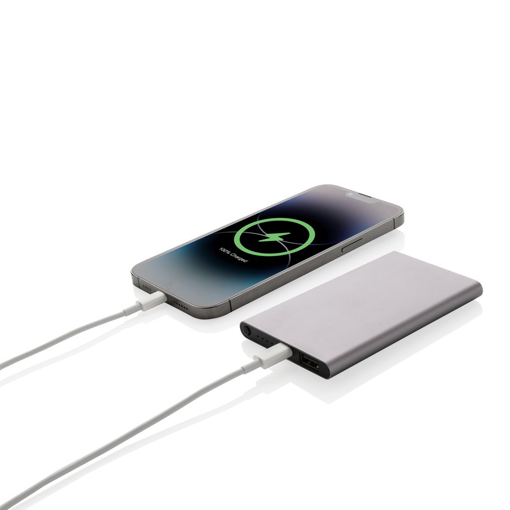 Powerbank plástico/aluminio RCS reciclado de 4000 mah tipo C - Viaje - Mochilas corporativas personalizadas - imagen 3