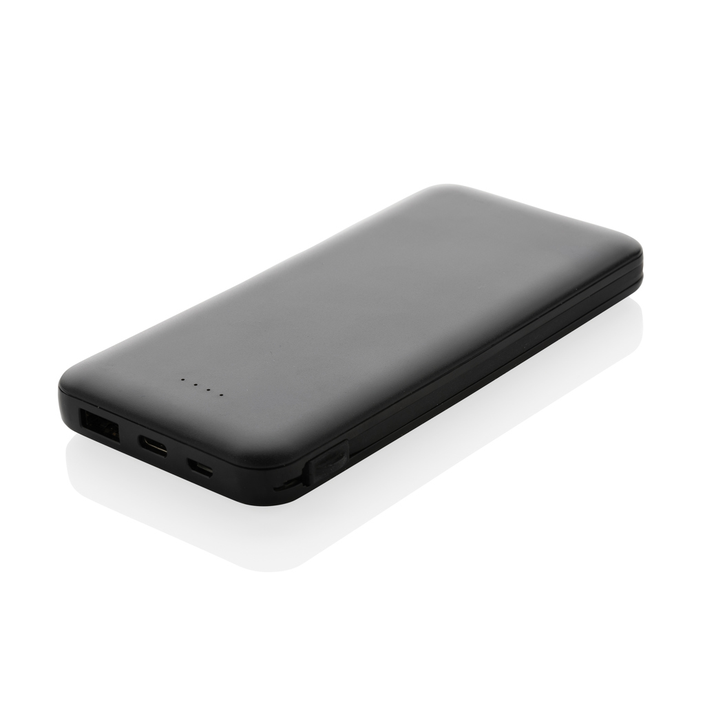 Powerbank RCS plástico reciclado 10.000 mAh cable integrado - Viaje - Mochilas corporativas personalizadas - vista alternativa